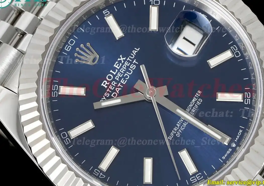 Datejust 126334 41mm Jub SS SS Blue Stk Clean SH3235