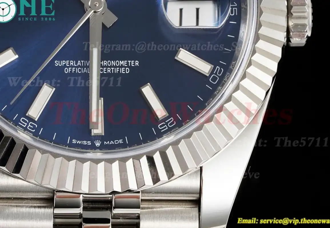 Datejust 126334 41mm Jub SS SS Blue Stk Clean SH3235