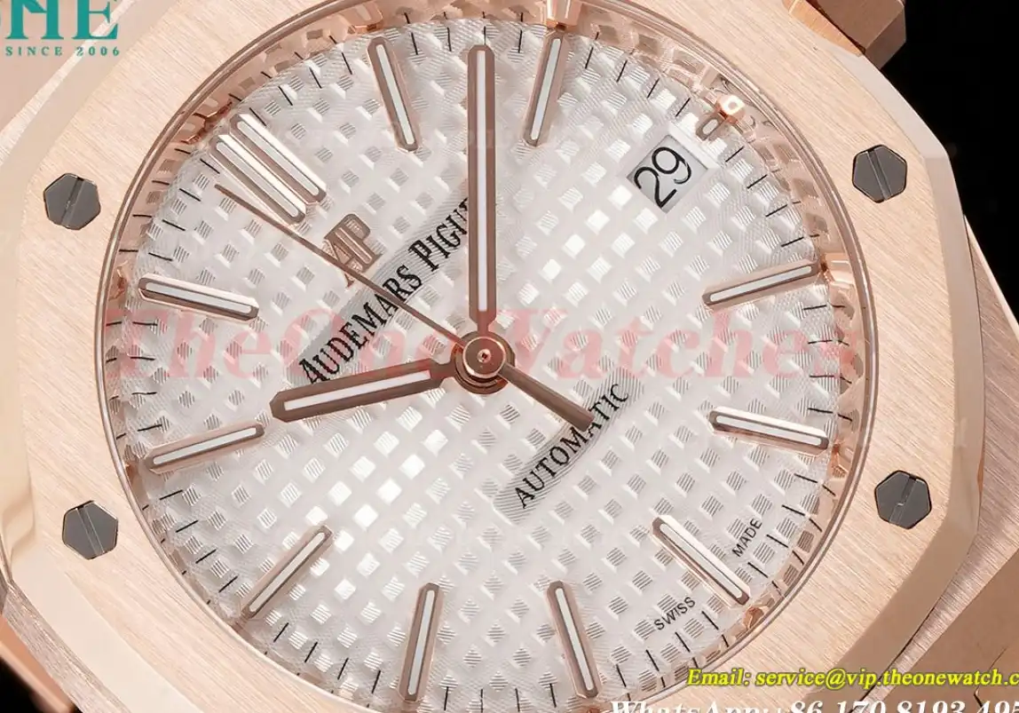 Royal Oak 15450 RG RG Silver Stk IPF SA3120 Super Clone