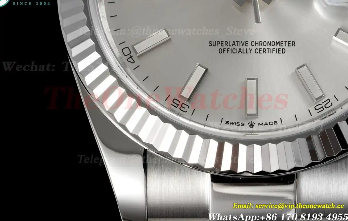 Datejust 126334 41mm Oys SS SS Silver Stk Clean SH3235