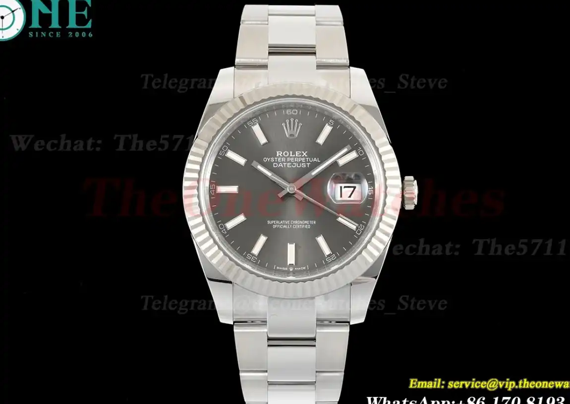 Datejust 126334 41mm Oys SS SS Grey Stk Clean SH3235