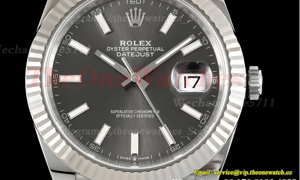 Datejust 126334 41mm Oys SS SS Grey Stk Clean SH3235