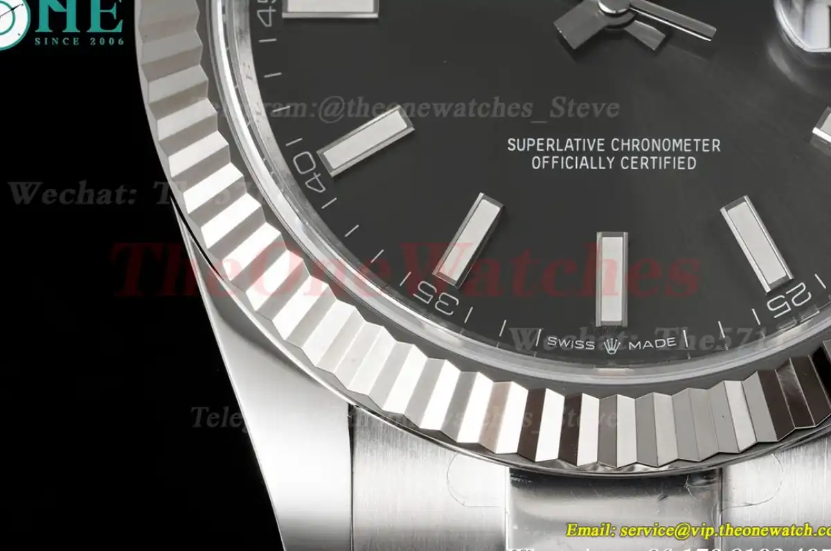 Datejust 126334 41mm Oys SS SS Grey Stk Clean SH3235