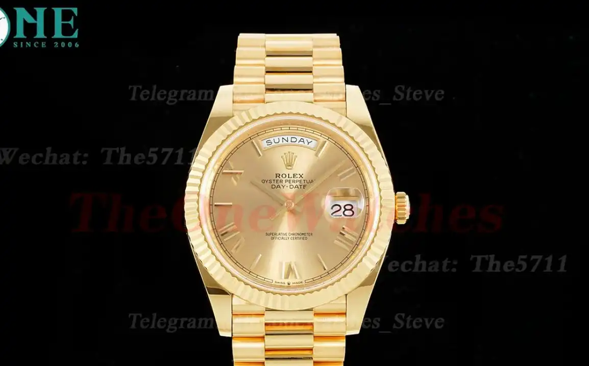 DayDate 228238 40mm Pres YG YG Gold Rmn ARF VR3255