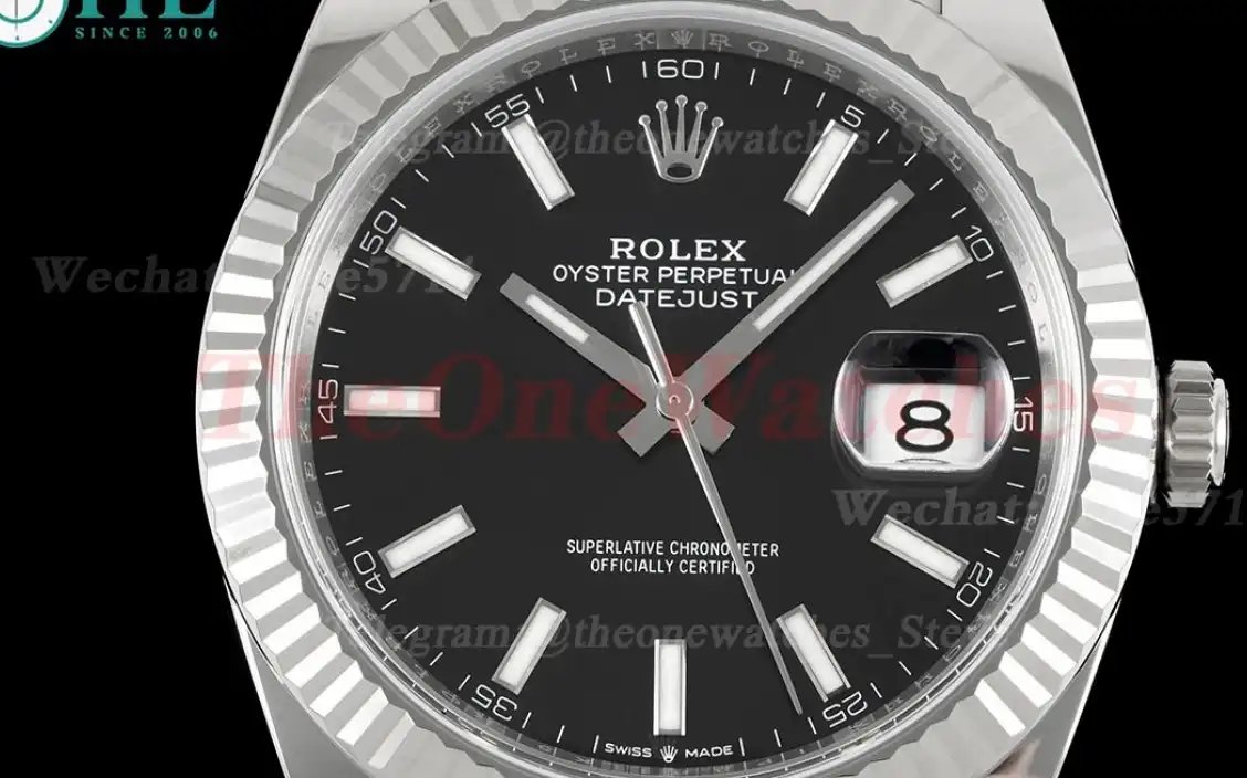 Datejust 126334 41mm Oys SS SS Black Stk Clean SH3235