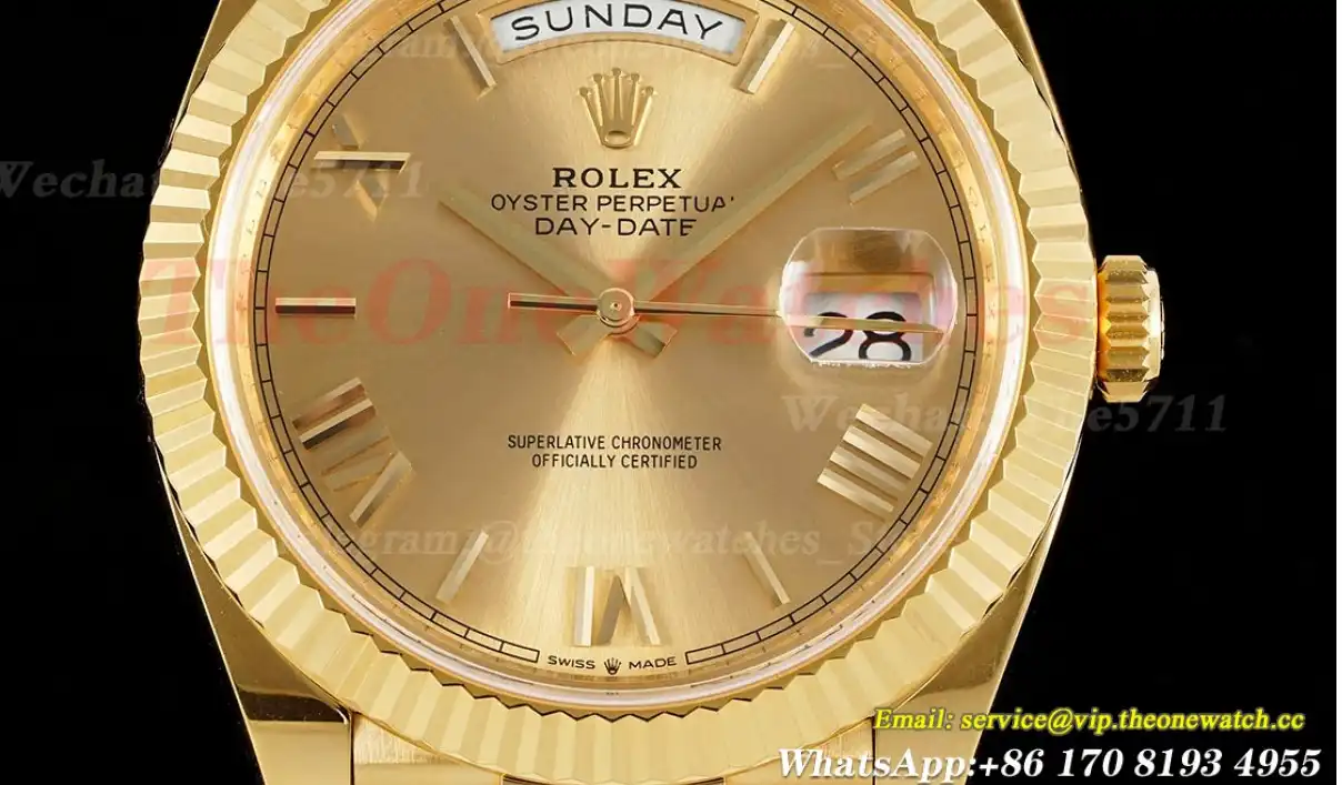 DayDate 228238 40mm Pres YG YG Gold Rmn ARF VR3255