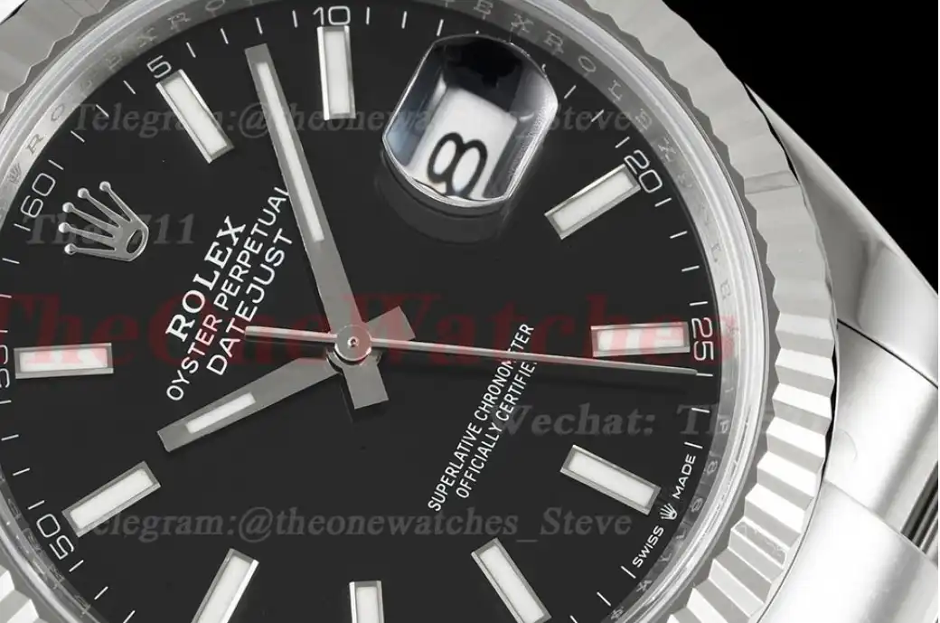 Datejust 126334 41mm Oys SS SS Black Stk Clean SH3235