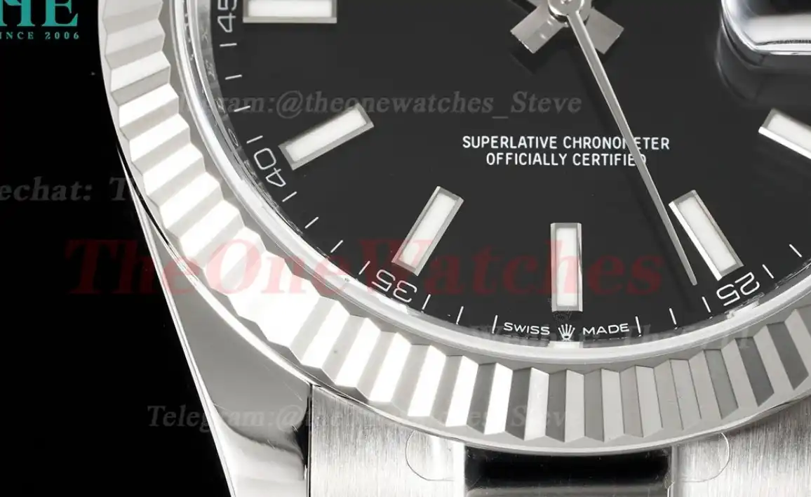 Datejust 126334 41mm Oys SS SS Black Stk Clean SH3235