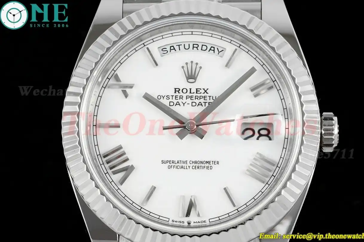 DayDate 228239 40mm Pres SS SS White Dial ARF VR3255