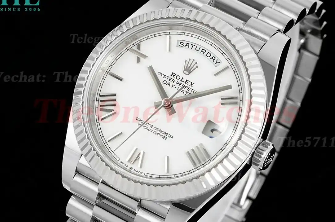 DayDate 228239 40mm Pres SS SS White Dial ARF VR3255