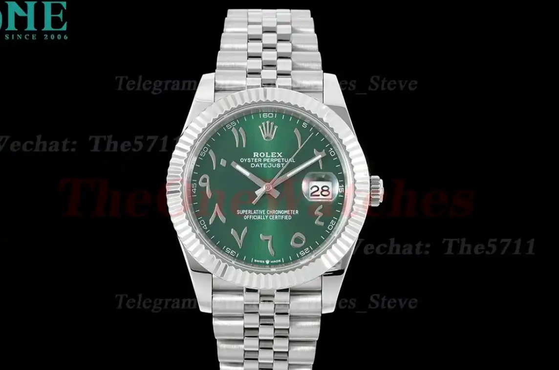 Datejust 41mm Green Dial SS SS  Jubilee 904L DIW A3235