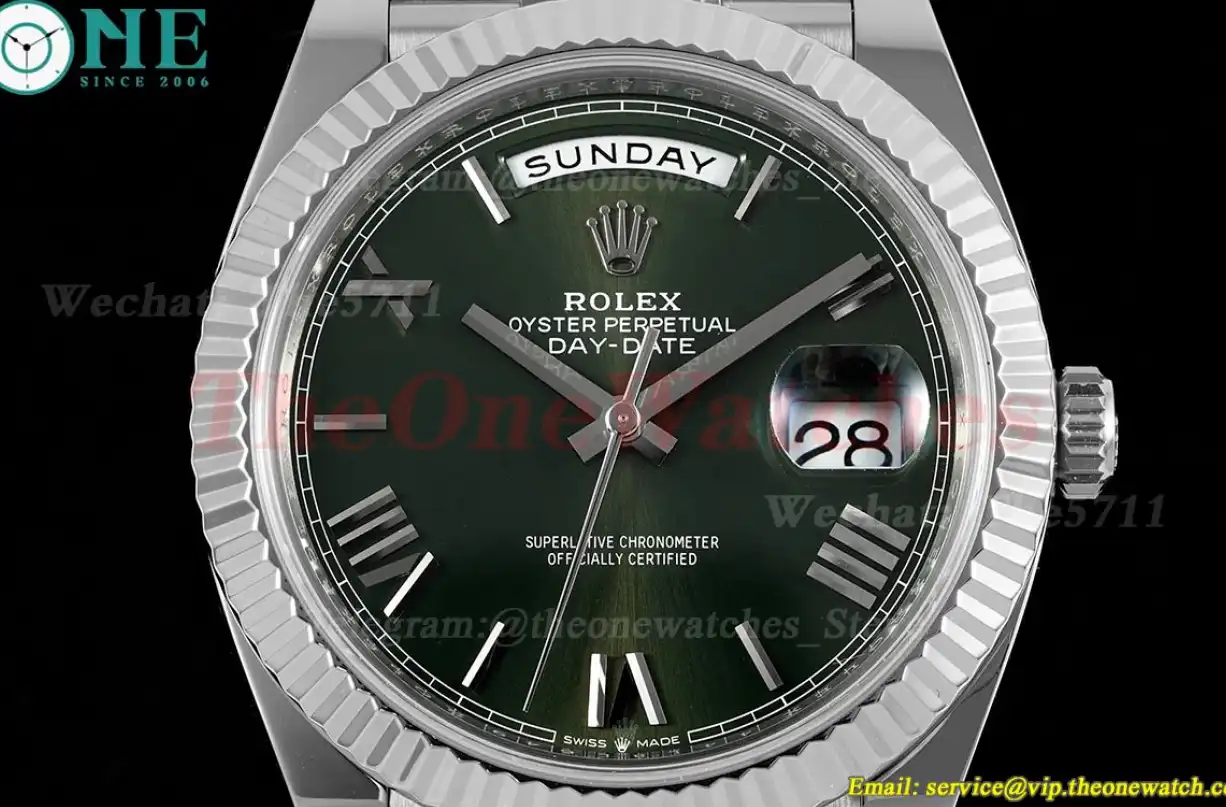 DayDate 228239 40mm Pres SS SS Green Dial ARF VR3255