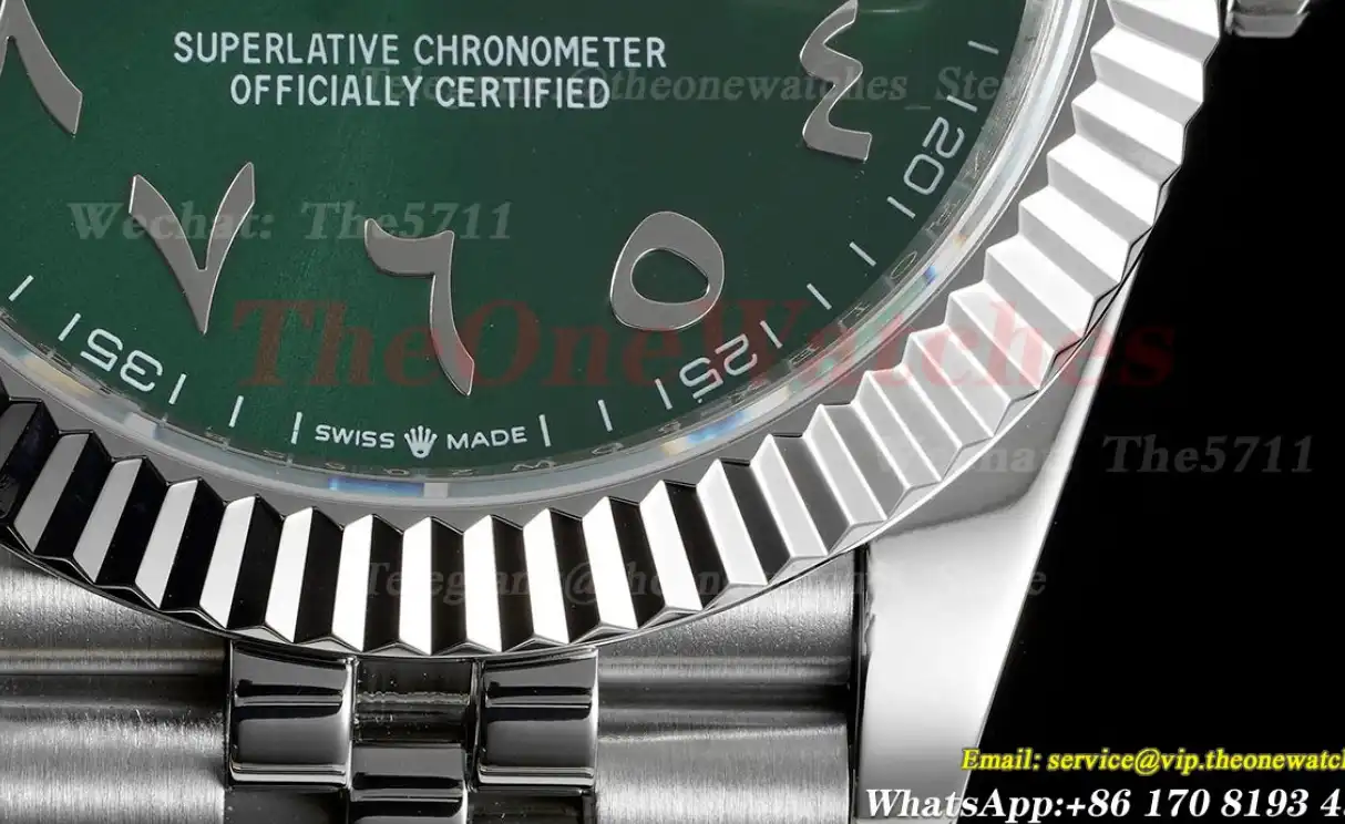 Datejust 41mm Green Dial SS SS  Jubilee 904L DIW A3235