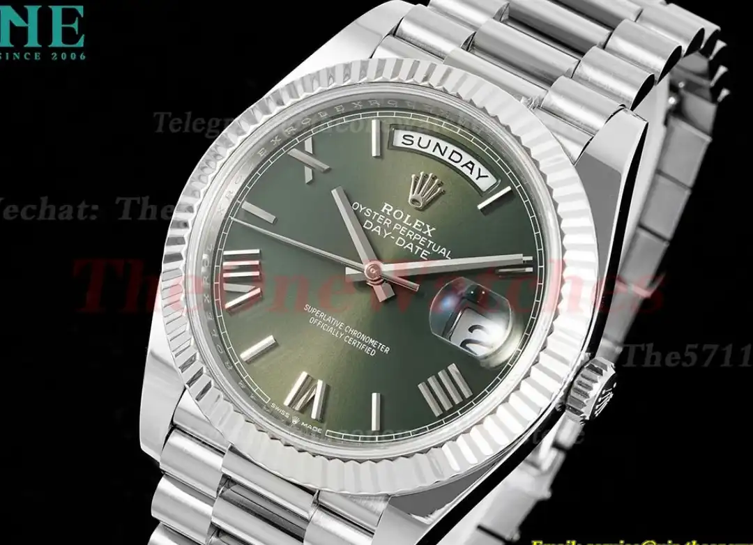 DayDate 228239 40mm Pres SS SS Green Dial ARF VR3255