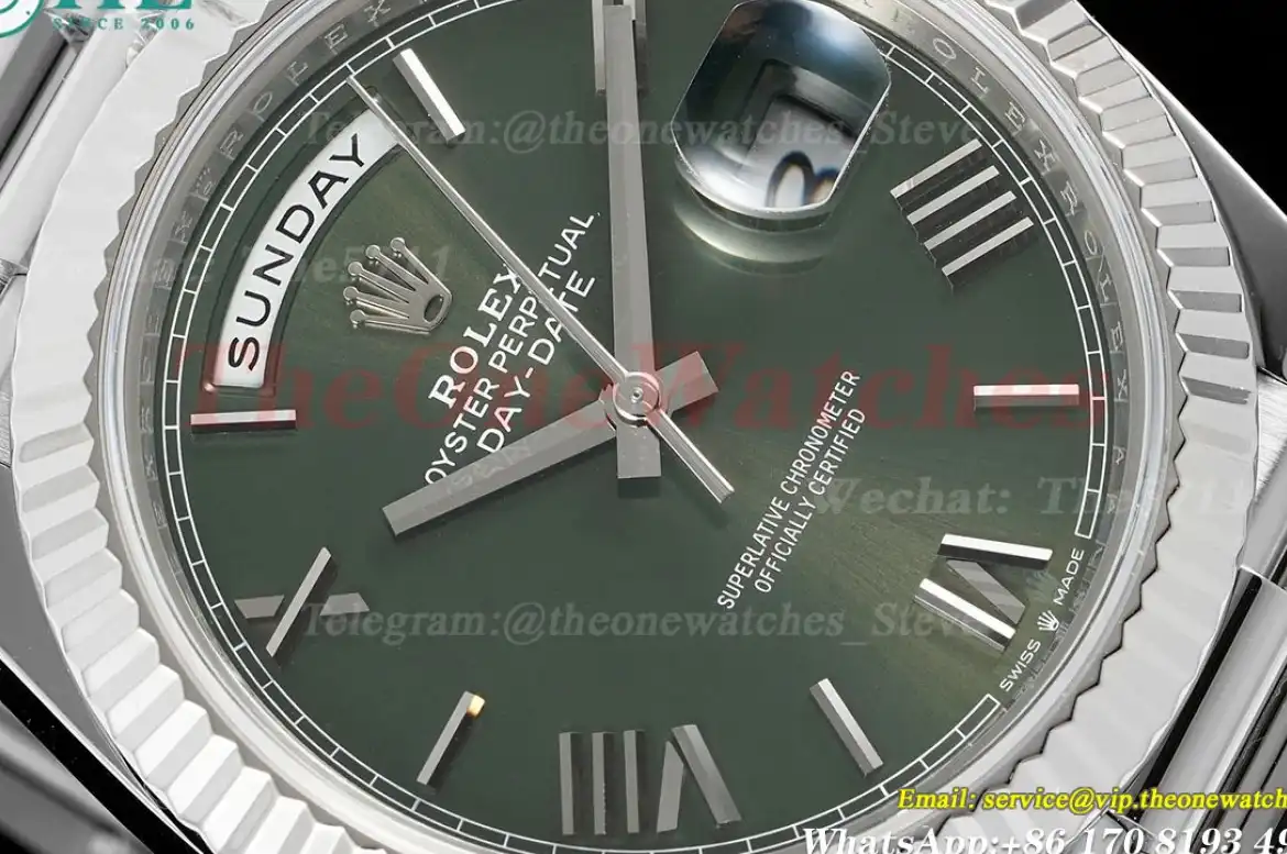 DayDate 228239 40mm Pres SS SS Green Dial ARF VR3255