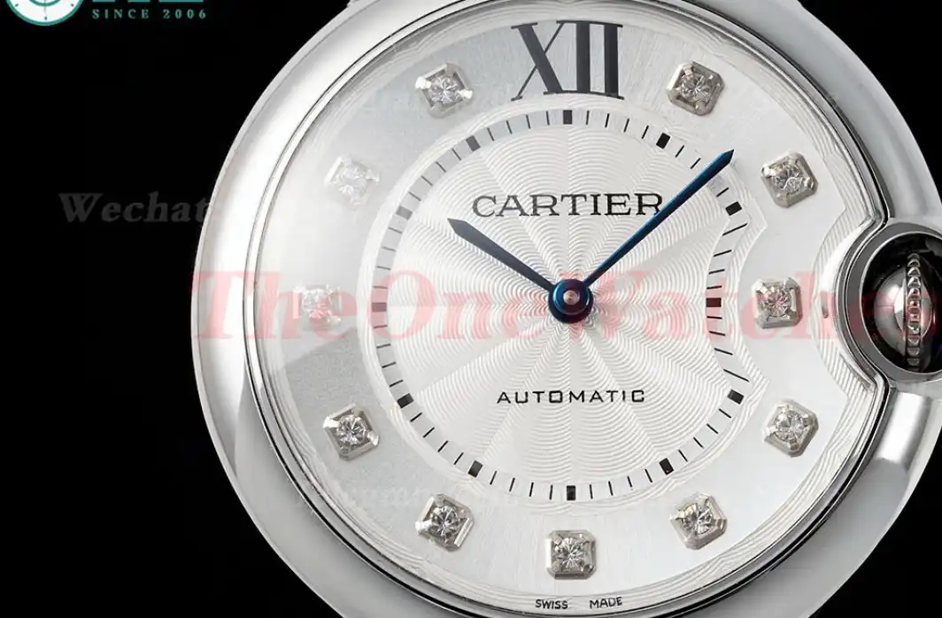 Ballon Bleu De Cartier 36mm SS SS White Dia AF NH05