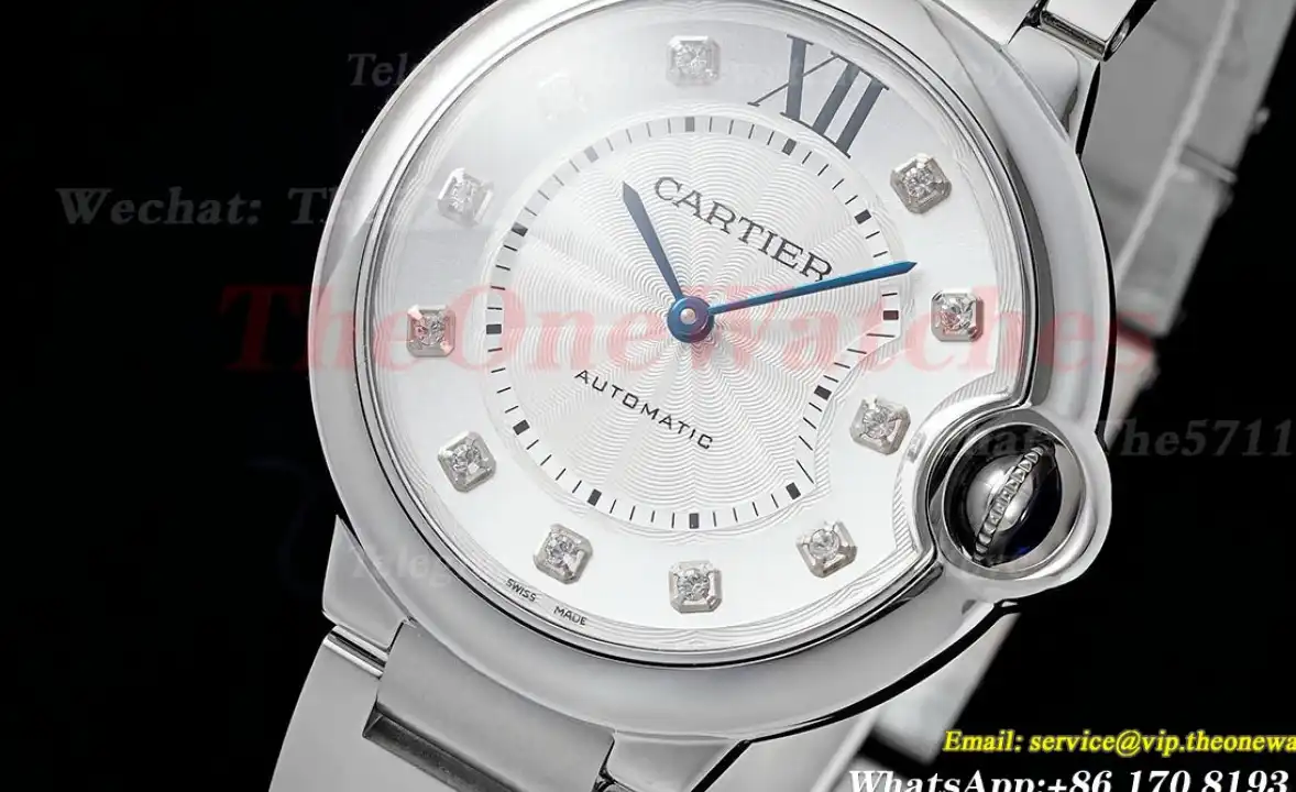 Ballon Bleu De Cartier 36mm SS SS White Dia AF NH05