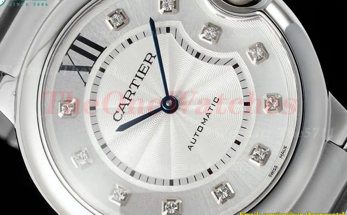 Ballon Bleu De Cartier 36mm SS SS White Dia AF NH05