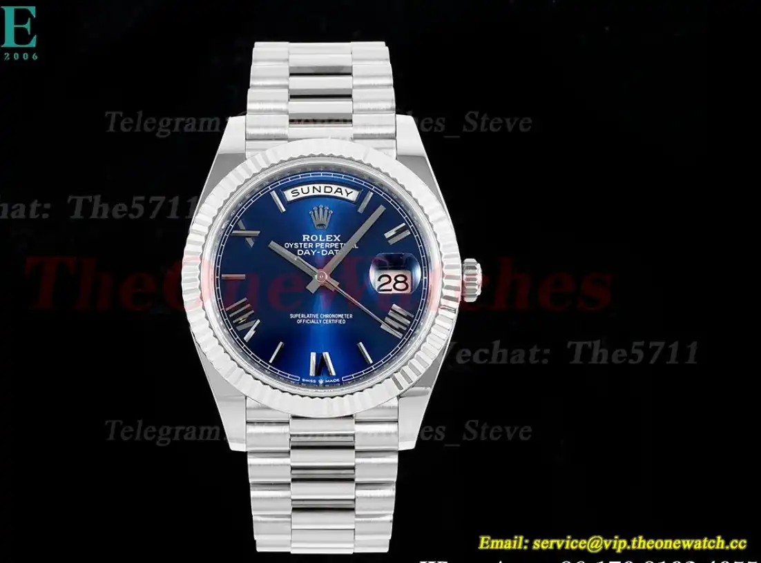 DayDate 228239 40mm Pres SS SS Blue Dial ARF VR3255