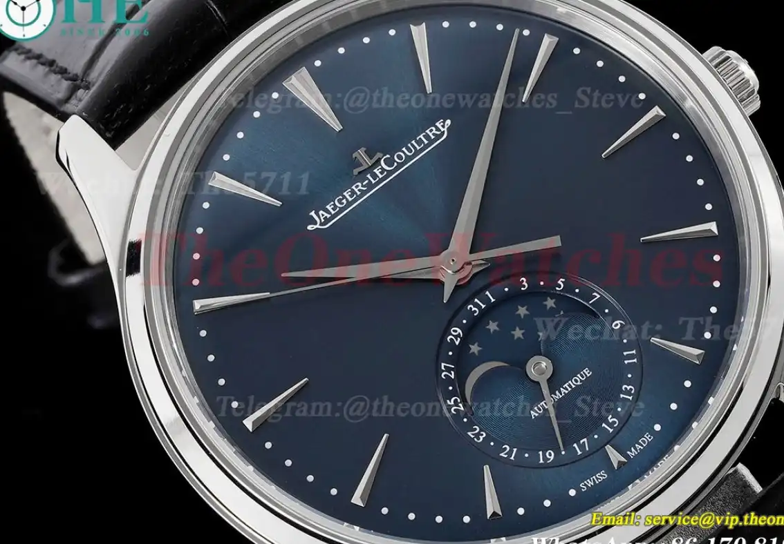 Master Ultra Thin Moonphase SS LE Blue Dial ZF V2 SA925 Super Clone