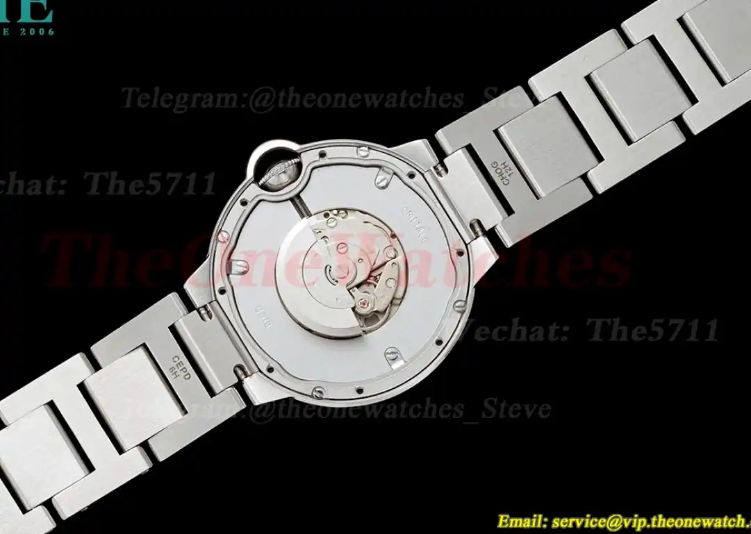 Ballon Bleu De Cartier 36mm SS SS White Dia AF NH05