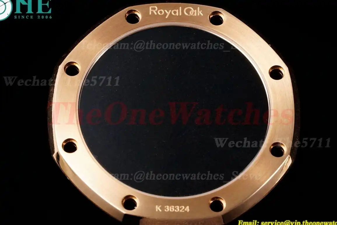 Royal Oak 15500 Frosted 41mm RG RG Black Dial IPF SA4302 Super Clone