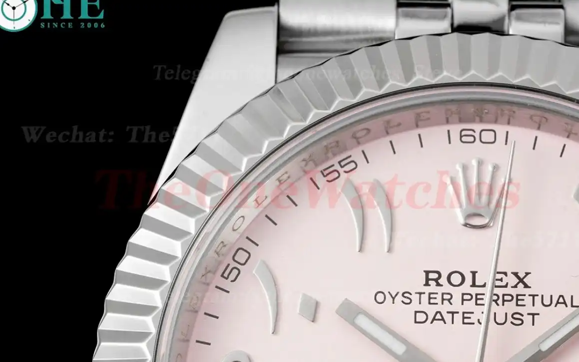 Datejust 41mm Pink Dial SS SS  Jubilee 904L DIW A3235