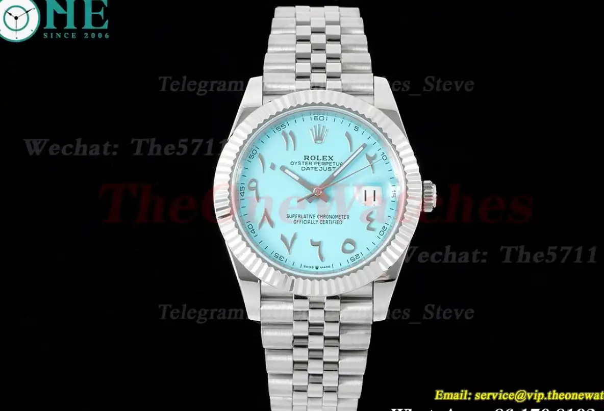 Datejust 41mm Tiffany Blue Dial SS SS  Jubilee 904L DIW A3235