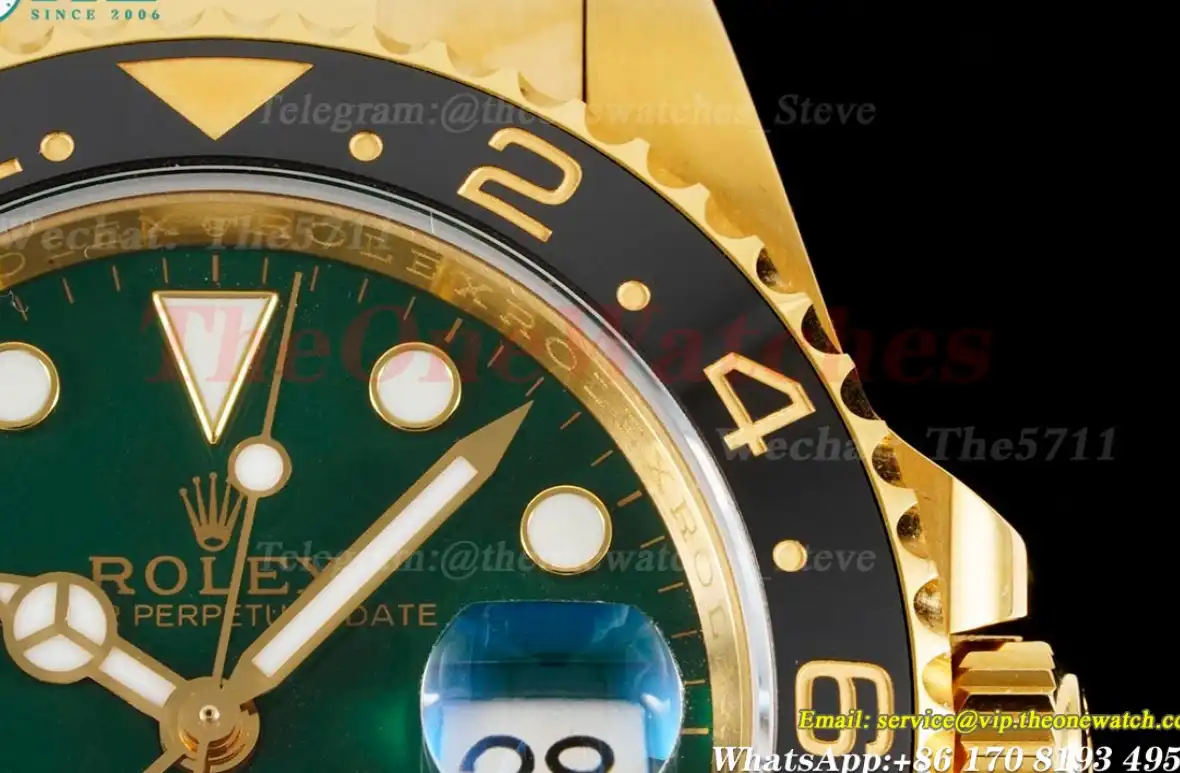 GMT Master II 116718LN Oys YG YG Green Dial APF VR3186