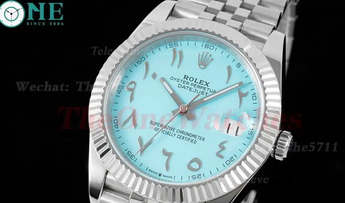 Datejust 41mm Tiffany Blue Dial SS SS  Jubilee 904L DIW A3235