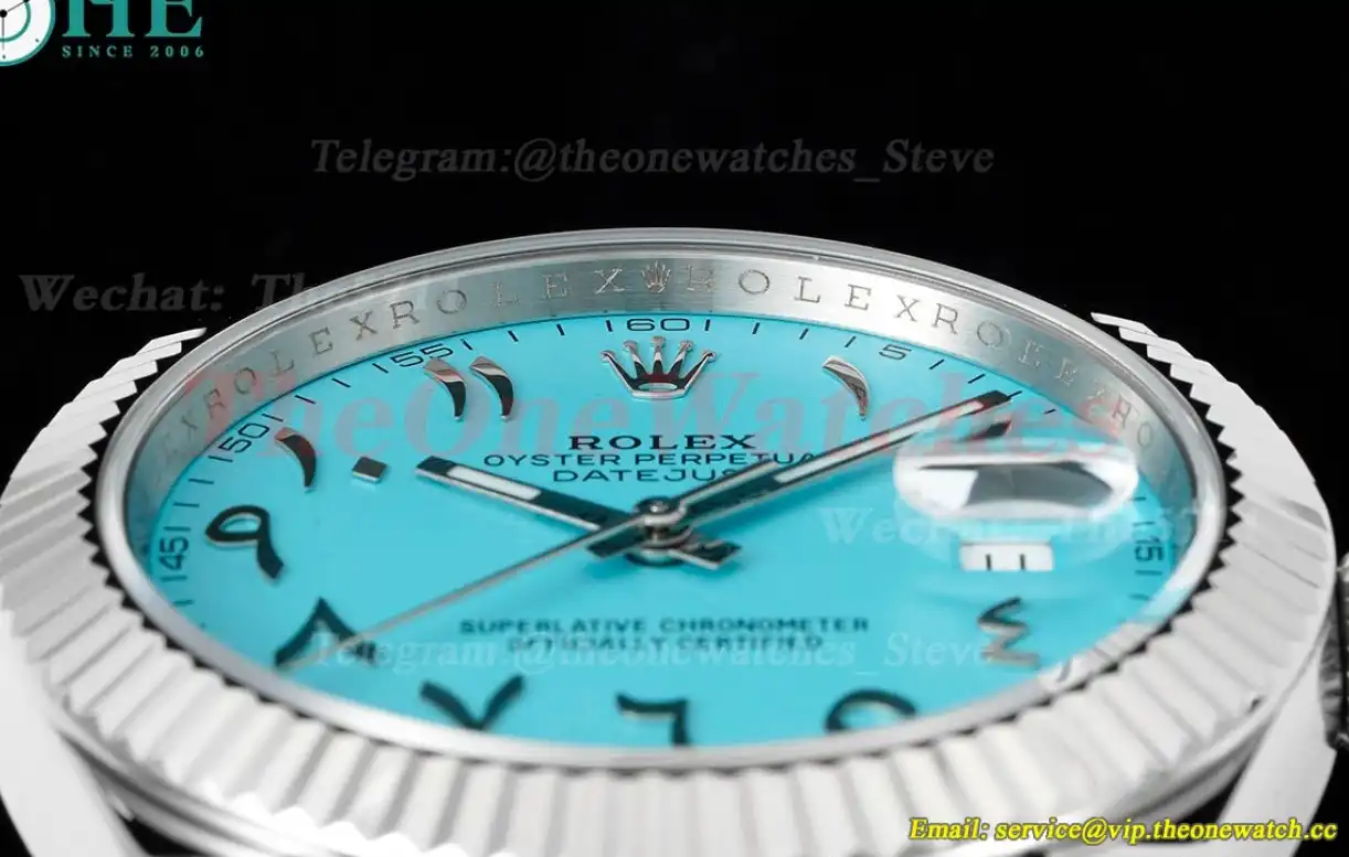 Datejust 41mm Tiffany Blue Dial SS SS  Jubilee 904L DIW A3235