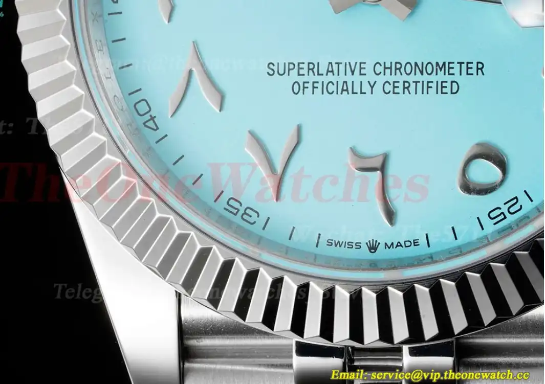 Datejust 41mm Tiffany Blue Dial SS SS  Jubilee 904L DIW A3235