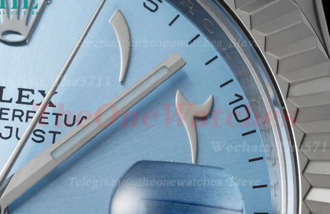 Datejust 41mm Ice Blue Dial SS SS  Jubilee 904L DIW A3235