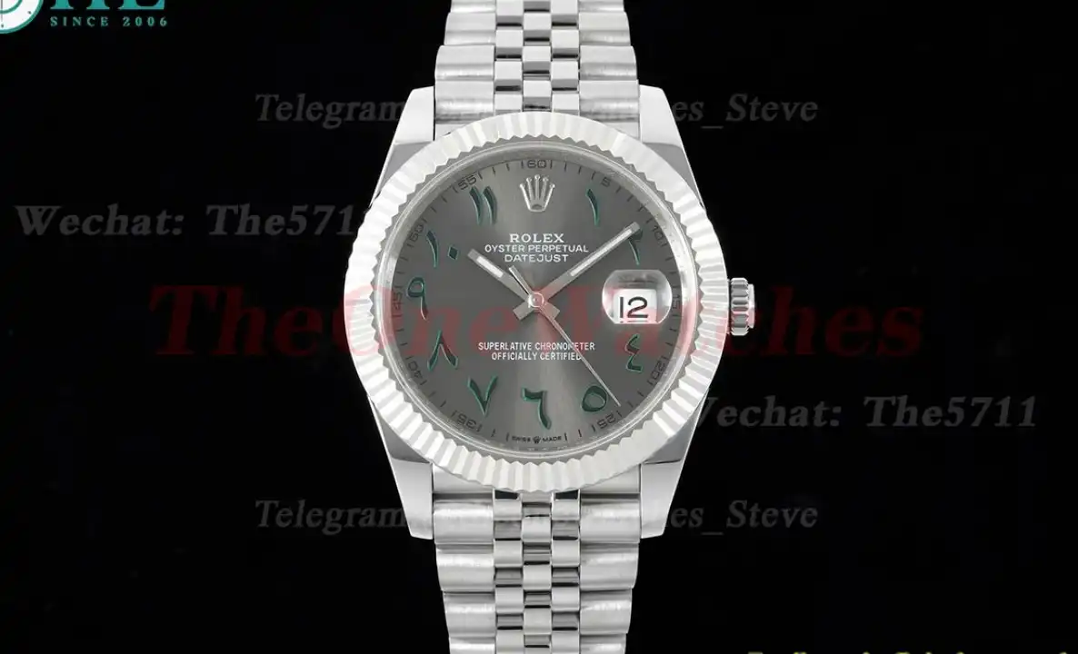 Datejust 41mm Grey Dial SS SS  Jubilee 904L DIW A3235