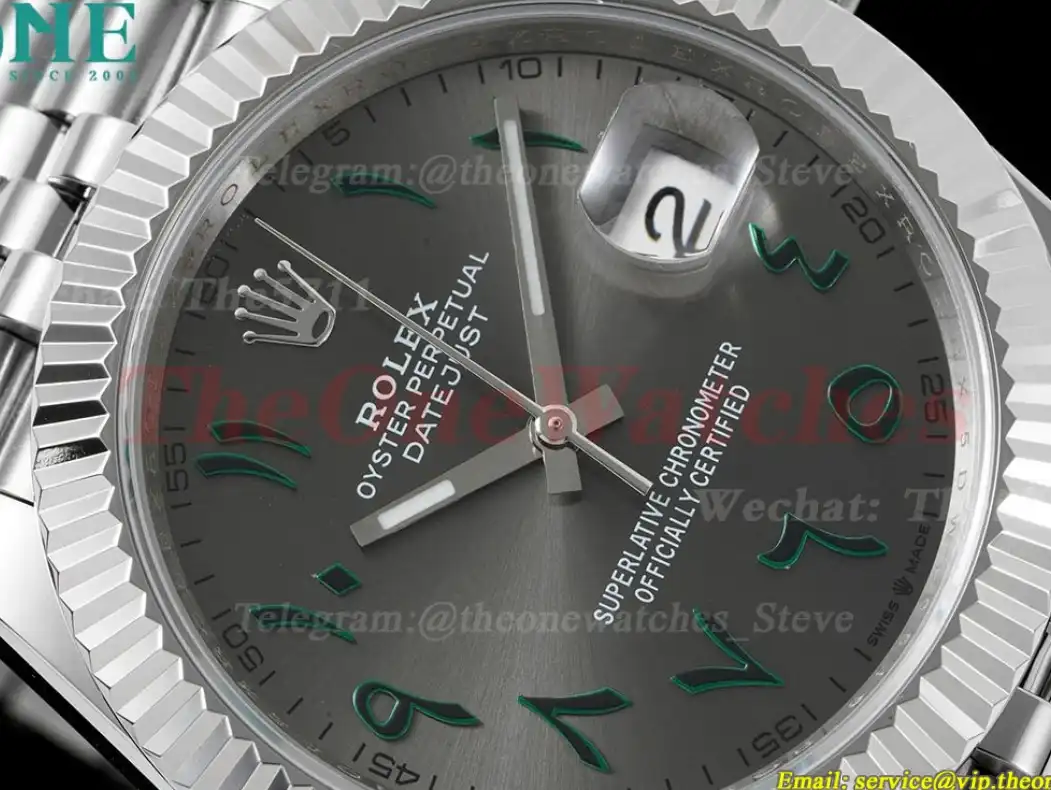 Datejust 41mm Grey Dial SS SS  Jubilee 904L DIW A3235