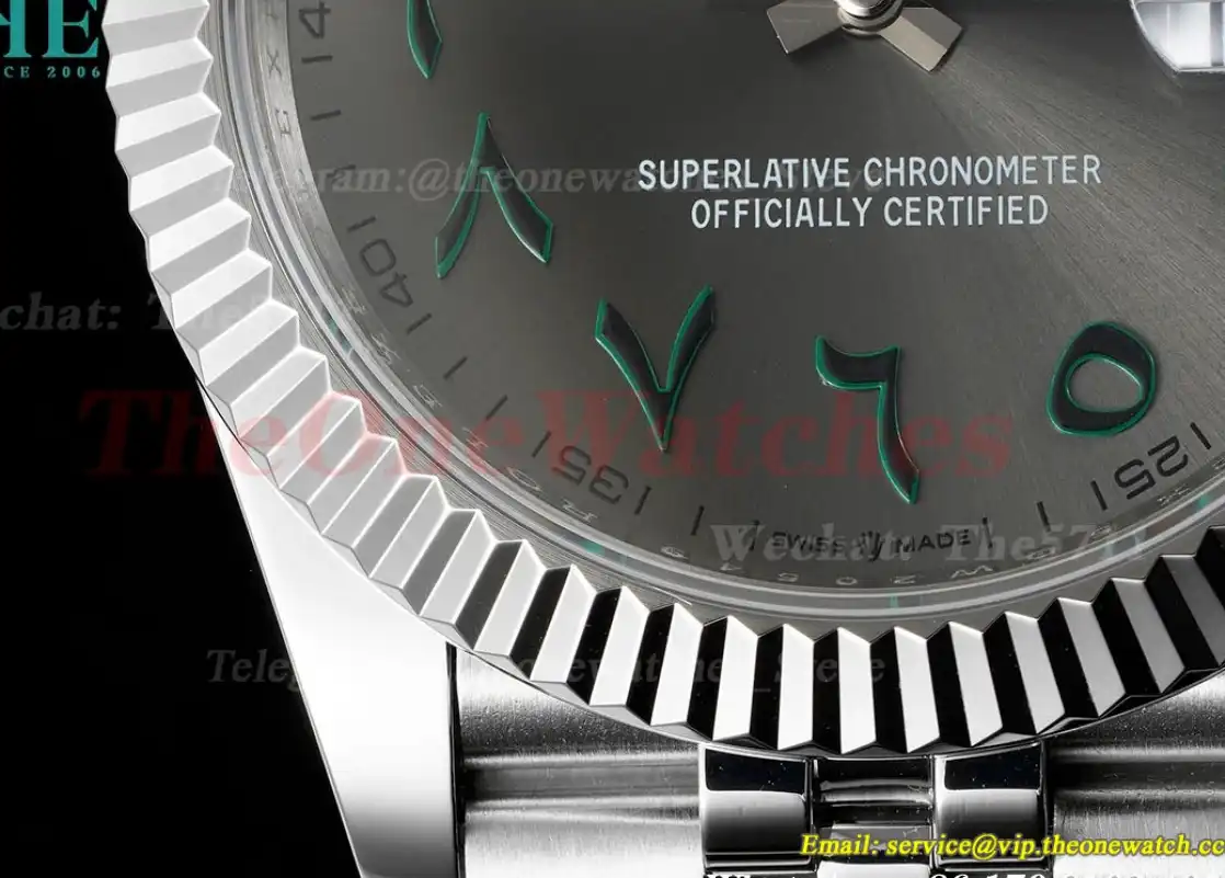 Datejust 41mm Grey Dial SS SS  Jubilee 904L DIW A3235