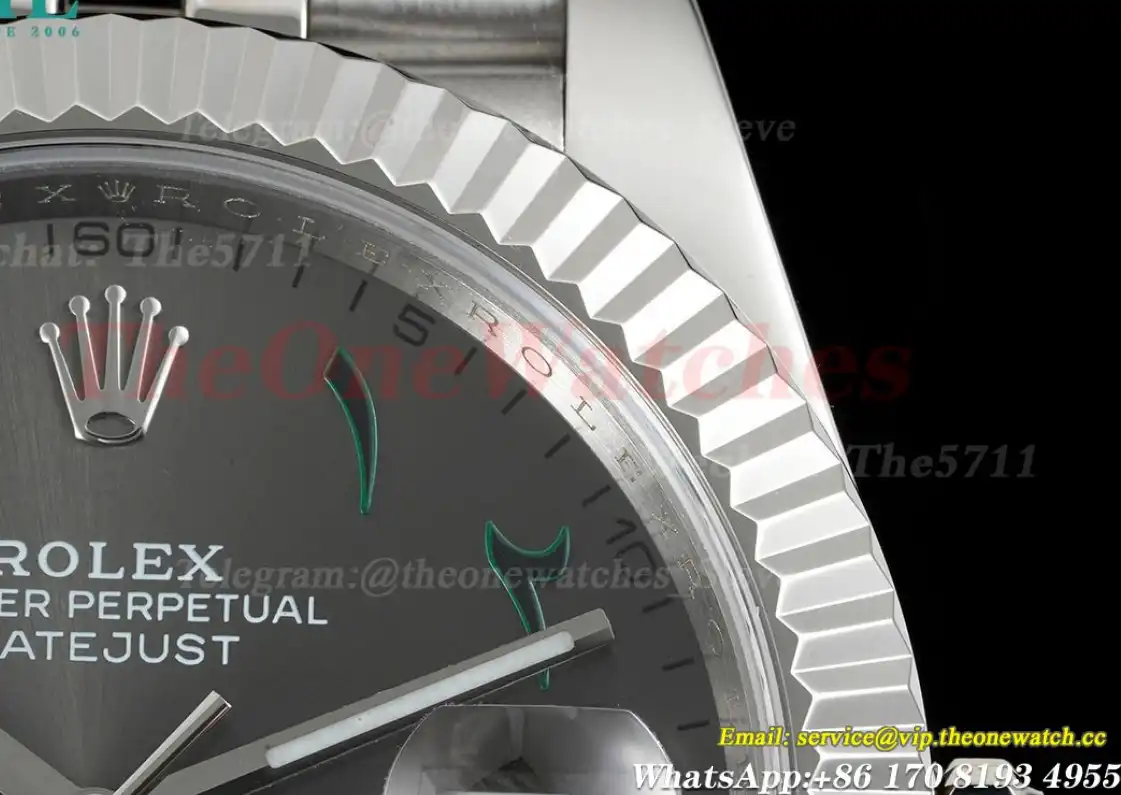 Datejust 41mm Grey Dial SS SS  Jubilee 904L DIW A3235