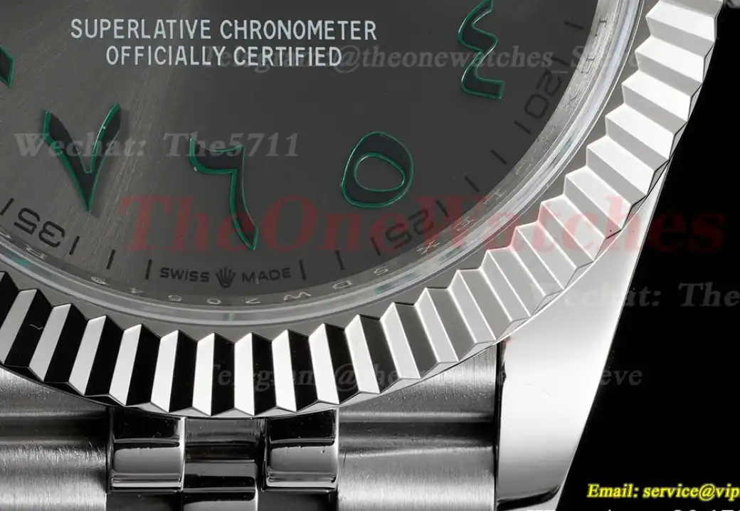 Datejust 41mm Grey Dial SS SS  Jubilee 904L DIW A3235