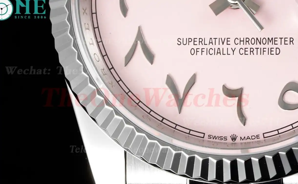 Datejust 36mm Pink Dial SS SS  Jubilee 904L DIW A3235