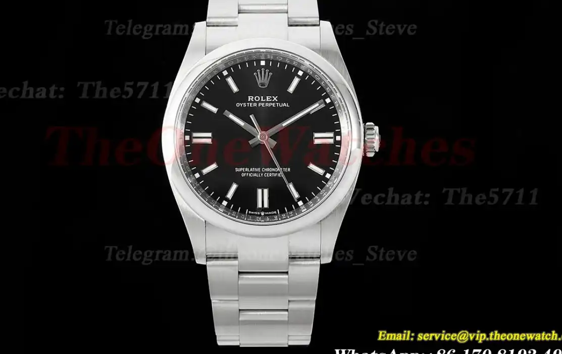 Oyster Perpetual 126000 36mm SS SS Black Stk Clean VR3230