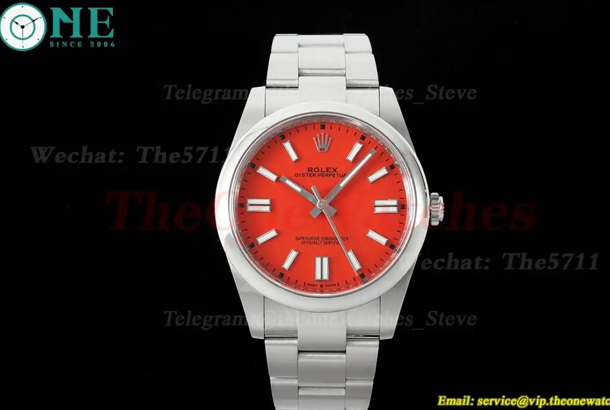 Oyster Perpetual 126000 36mm SS SS Red Stk Clean VR3230