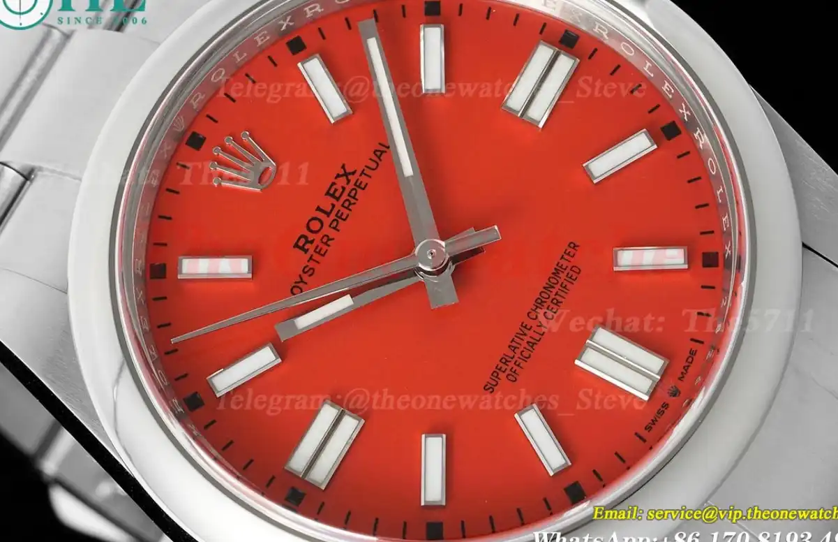 Oyster Perpetual 126000 36mm SS SS Red Stk Clean VR3230