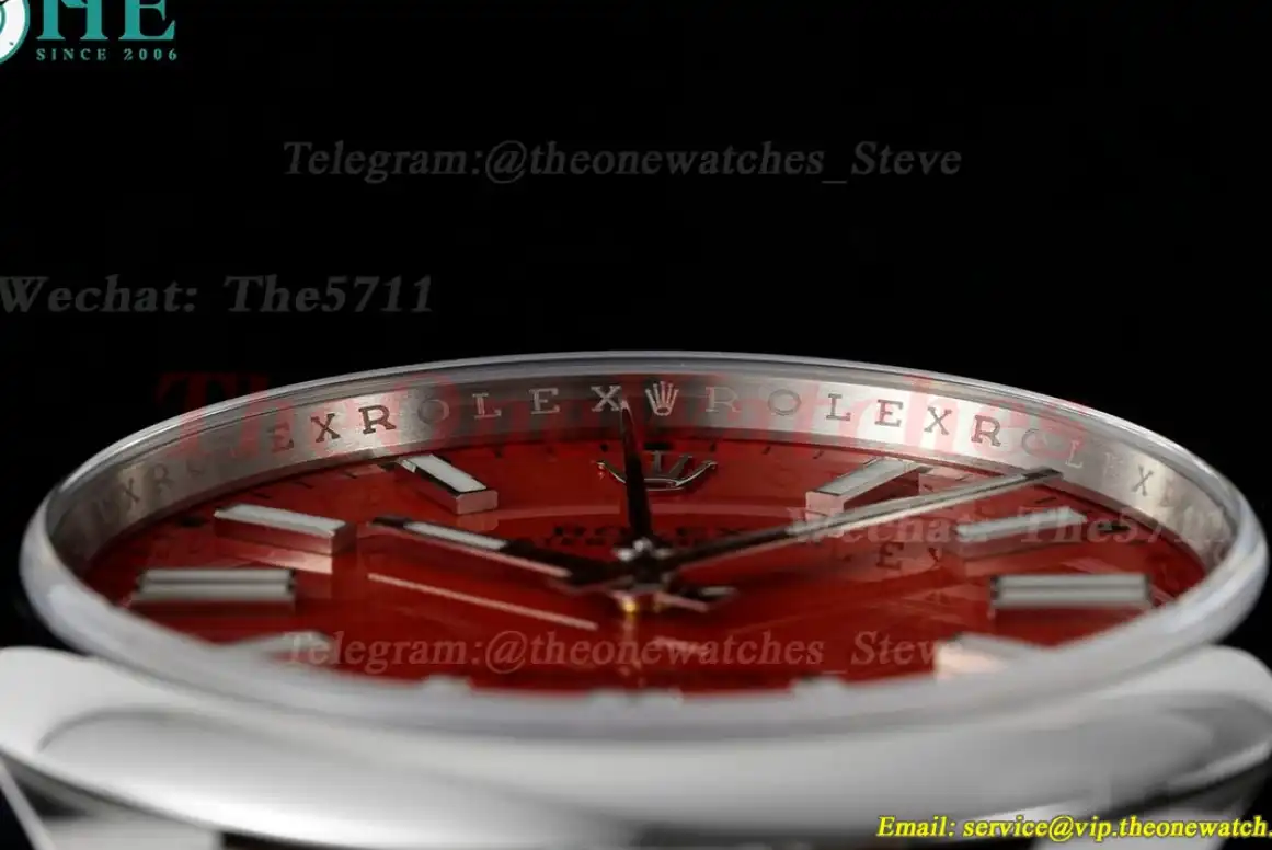 Oyster Perpetual 126000 36mm SS SS Red Stk Clean VR3230