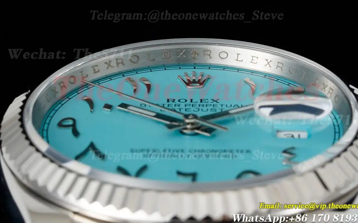 Datejust 36mm Tiffany Blue Dial SS SS  Jubilee 904L DIW A3235