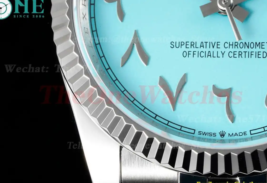 Datejust 36mm Tiffany Blue Dial SS SS  Jubilee 904L DIW A3235