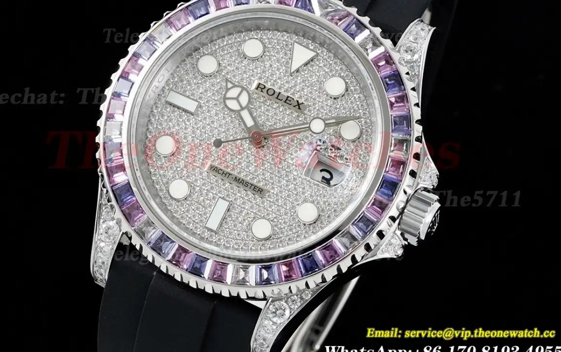 Yacht-Master 42mm SS RU Full Diamonds Dial 904L JVSF VR3235