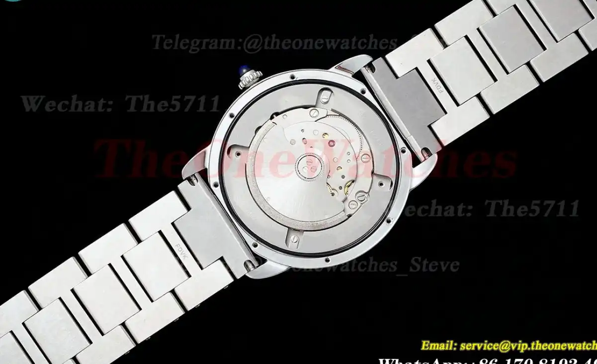 Ronde Solo Date 42mm SS SS White Dial AF MY9015