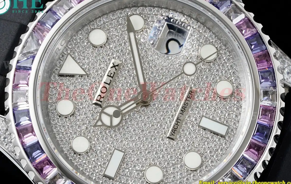 Yacht-Master 42mm SS RU Full Diamonds Dial 904L JVSF VR3235