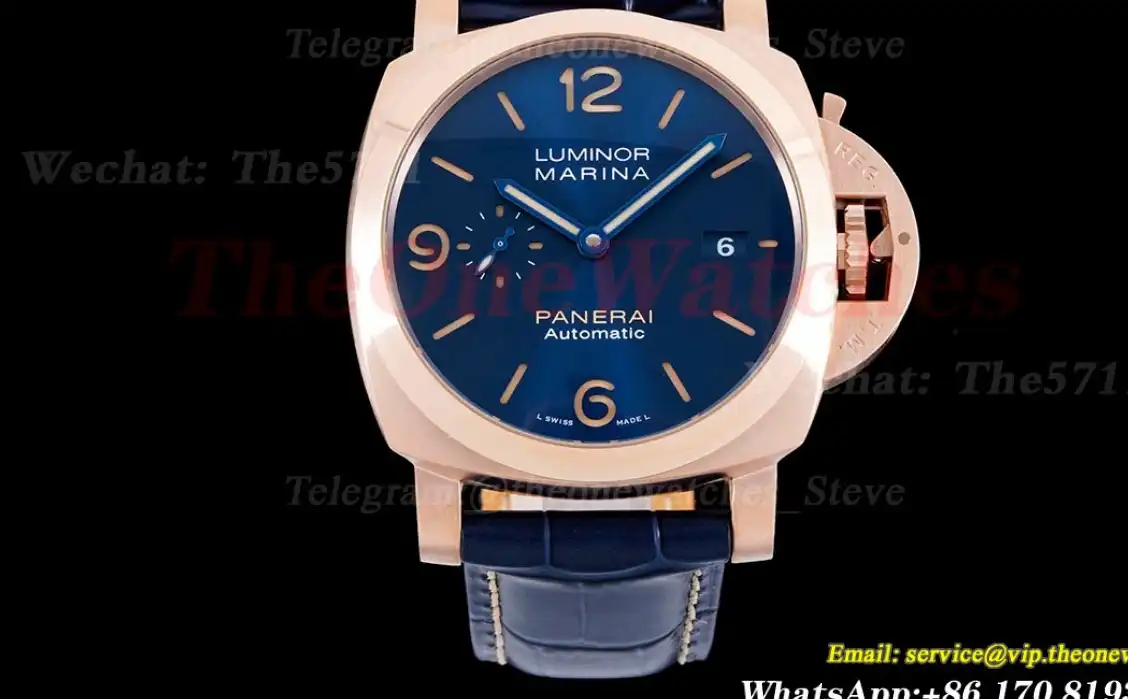 Luminor Marina PAM1114 44mm RG LE Blue VSF P9010