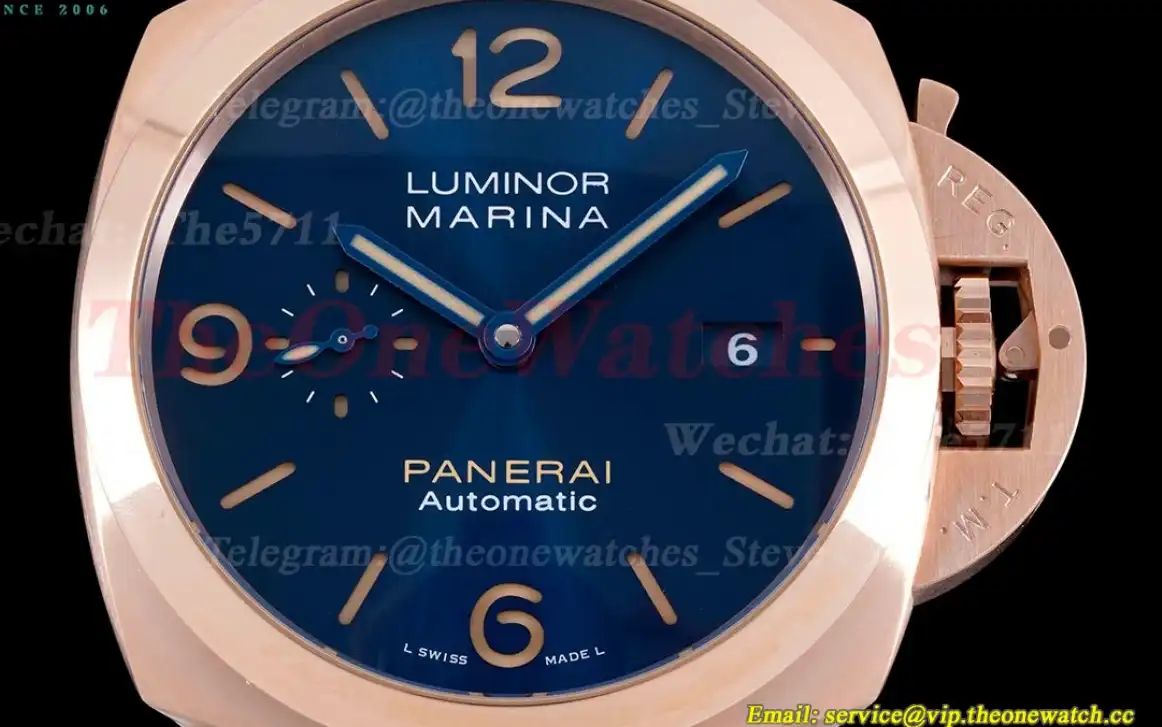 Luminor Marina PAM1114 44mm RG LE Blue VSF P9010